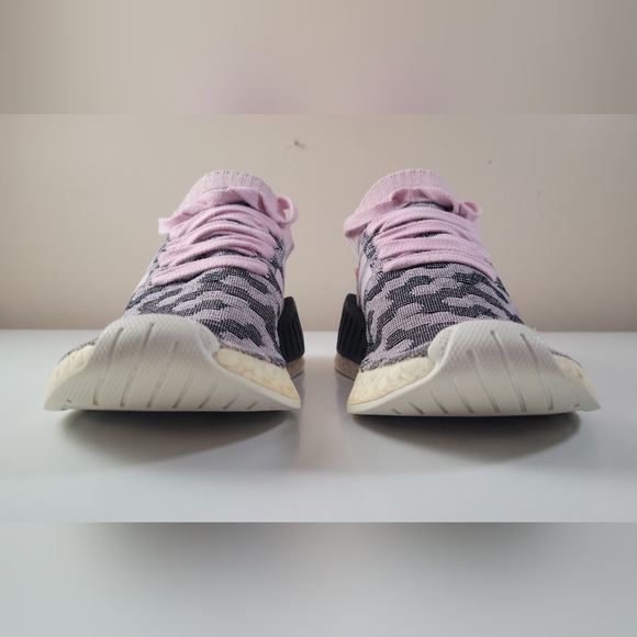 Adidas NMD R2 Primeknit Wonder Pink Size US 7 BY9521 - Picture 2 of 16